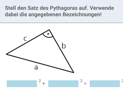 Satz des Pythagoras - Figuren