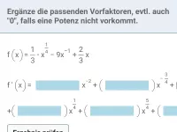 Potenzfunktion - rationaler Exponent - Ableitung