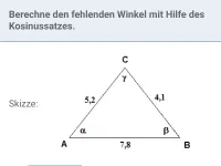 Trigonometrie - Sinussatz und Kosinussatz