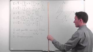 Ebene im Parameterform, besondere Lage zum Koordinatensystem