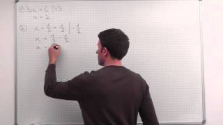 Lineare Gleichungen (Teil 1)