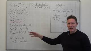 Gebrochen-rationale Funktion, Nullstellen, Polstellen, behebbare Definitionslücken, Bsp