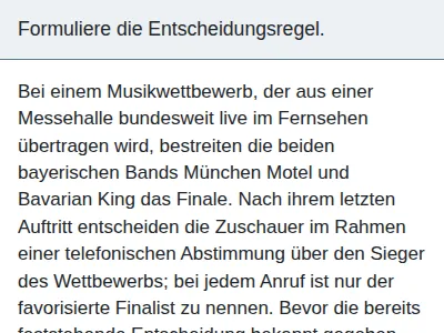 Stochastik - Testen von Hypothesen