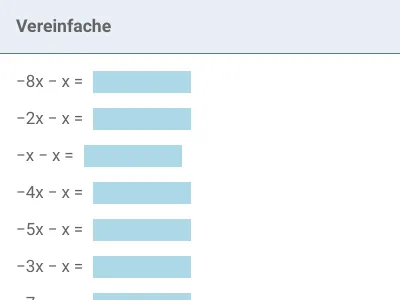 Termumformung - einfache Summen