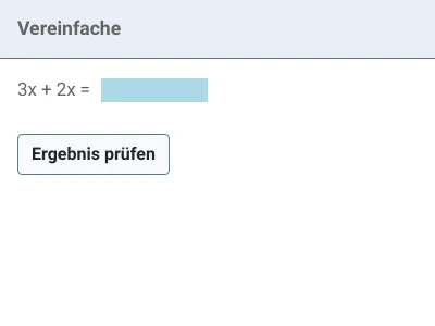 Termumformung - einfache Summen