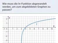 exp und ln - Verschiebung, Streckung und Spiegelung