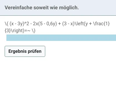 Termumformung - Binomische Formeln vorwärts