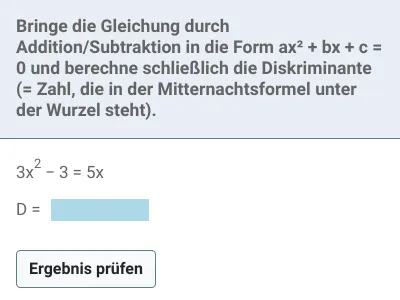 Quadratische Gleichungen - Lösungstechniken