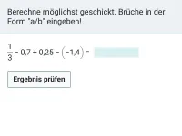 Rationale Zahlen - Addition und Subtraktion