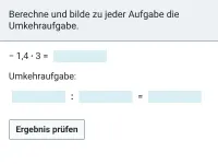 Rationale Zahlen - Multiplikation