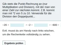Rationale Zahlen - Division