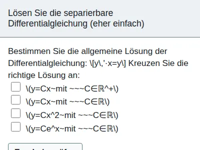 Differentialgleichungen