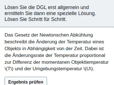 Differentialgleichungen