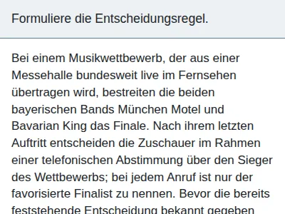 Stochastik - Testen von Hypothesen