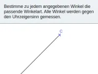 Winkel schätzen und bezeichnen