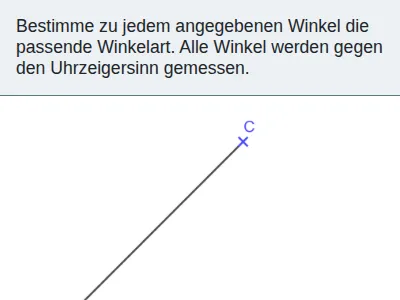 Winkel schätzen und bezeichnen
