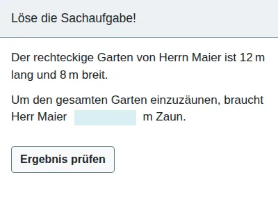 Umfang von Rechtecken und Dreiecken