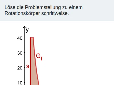Integral - Volumen von Rotationskörpern