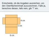 Quader - Oberflächeninhalt