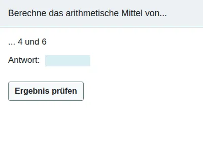Arithmetisches Mittel