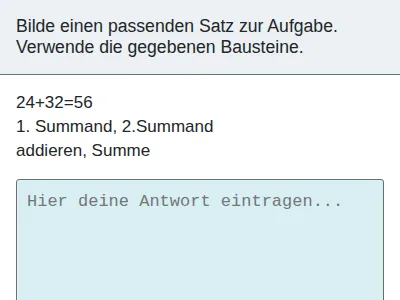 Addition und Subtraktion in ℕ - Terme