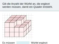 Kopfgeometrie - Würfelgebäude