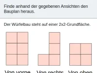 Kopfgeometrie - Würfelgebäude