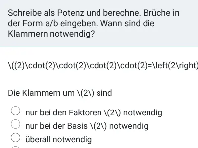 Rationale Zahlen - Multiplikation
