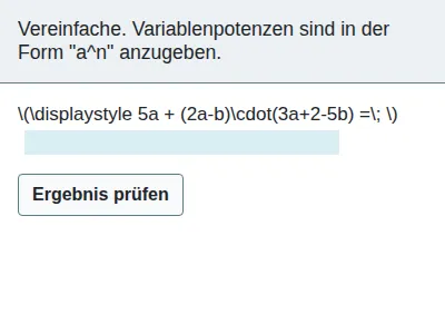 Termumformung (a+b)·(c+d)