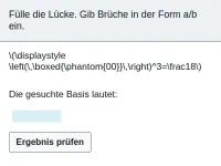 Potenzen mit negativen ganzzahligen Exponenten