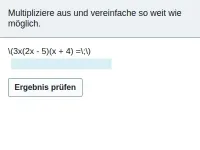 Termumformung (a+b)·(c+d)