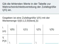 Stochastik - Zufallsgröße und (kumulative) Verteilungsfunktion