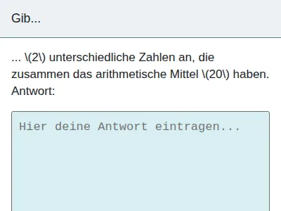 Arithmetisches Mittel