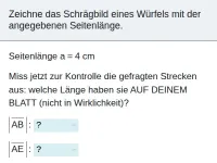 Geometrische Körper - Schrägbilder