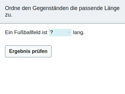 Größen und ihre Einheiten - Längen