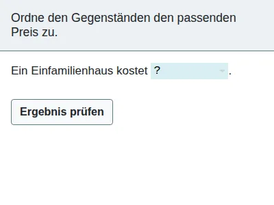 Größen und ihre Einheiten - Geld