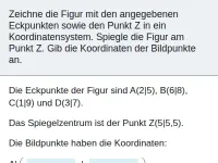 Punktsymmetrie und -spiegelung