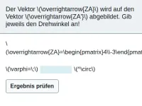 Drehung mit Vektoren