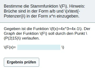 Stammfunktion