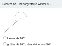 Winkel schätzen und bezeichnen