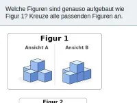 Kopfgeometrie - Würfelgebäude
