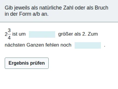 Brüche - unechte Brüche und gemischte Zahlen