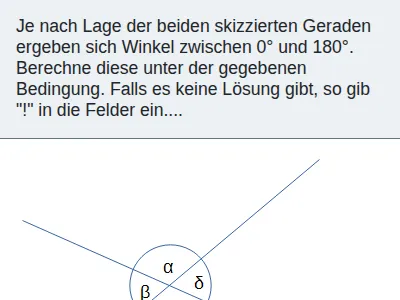 Winkel an Geraden- und Parallelenkreuzung