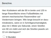 Flächeninhalt des Rechtecks (ohne Umfang)