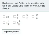 Rationale Zahlen - darstellen und ordnen