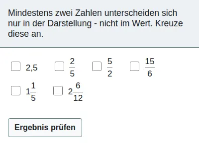 Rationale Zahlen - darstellen und ordnen