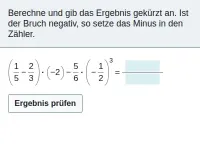 Rationale Zahlen - Verbindung der Grundrechenarten