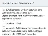Stochastik - Laplace-Wahrscheinlichkeit