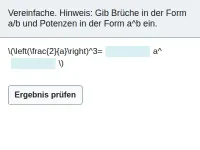 Potenzgesetze - ganzzahlige Exponenten