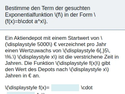 Exponentielles Wachstum/Exponentialfunktion